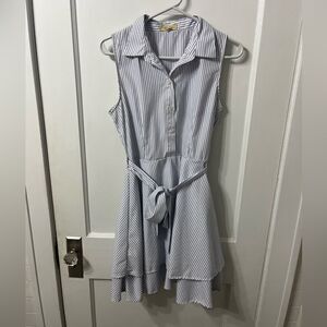 Striped Sleeveless Dress